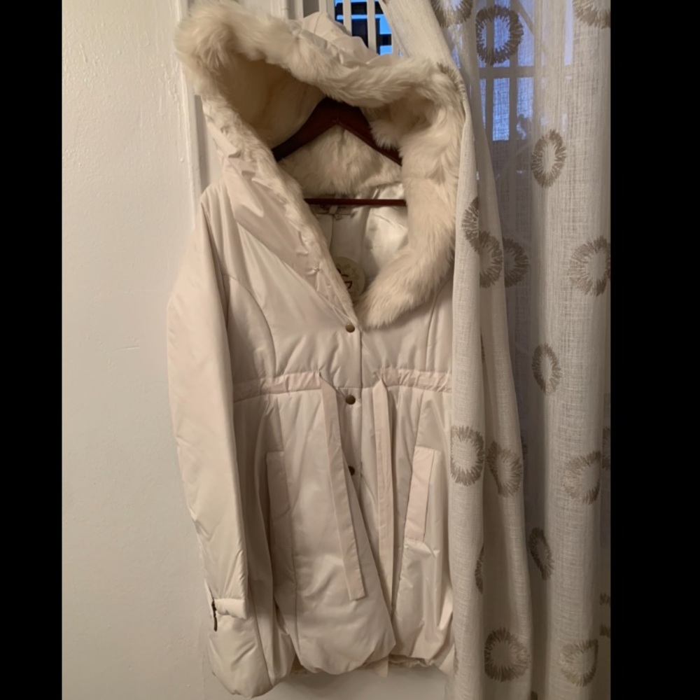 BCBGeneration Winter Jacket Coat White